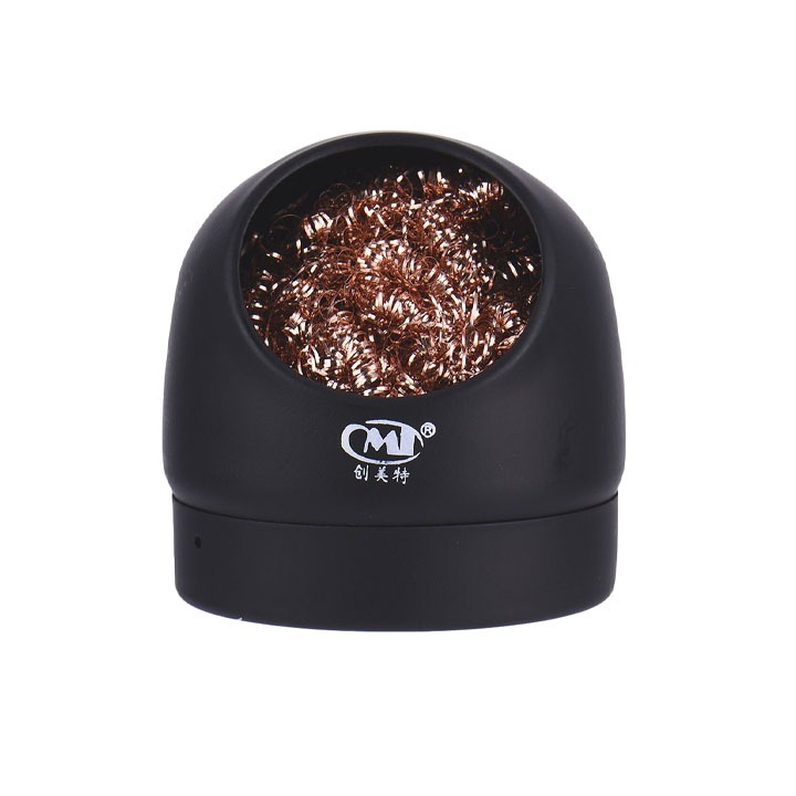 Hộp Bùi Nhùi Sắt Vệ Sinh Mũi Hàn Dạng Cốc (Bùi nhùi + hộp nhựa)