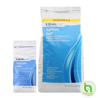 Muối tắm Epsom salt nguyên chất Equaline tẩy tế bào chết 454g - 3.62kg
