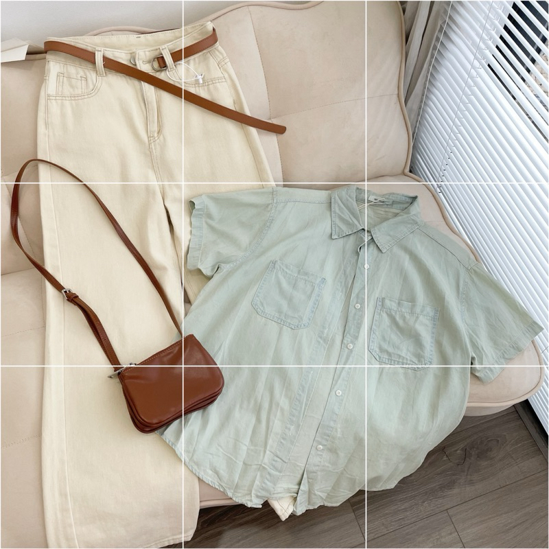 SƠMI DENIM GIẤY