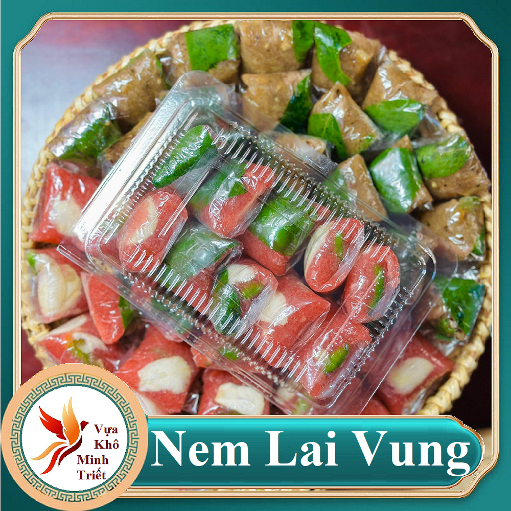 2 Hộp Nem Bì Và Nem Chua Lai Vung Đặc Sản Chua Giòn Ngon Dai- VỰA KHÔ MINH TRIẾT