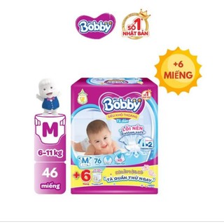 Tã dán/Tã quần Bobby M76,L68,XL62,XXL56 mới
