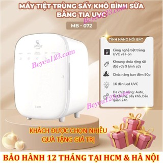 Máy tiệt trùng sấy khô tia đèn uvc và ion moaz bébé mb-072 mb072 / mb-038 mb038