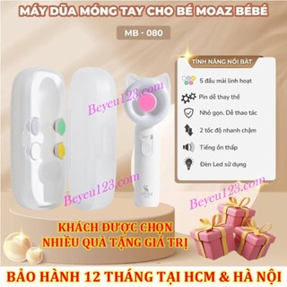 Mẫu mới - Máy Dũa Móng Tay cho bé Moaz BéBé MB-080 MB080 - dùng cho cả bé Sơ Sinh
