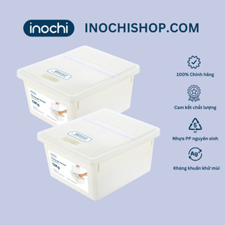 Thùng gạo Sendai 12kg kèm cốc đong gạo tiêu chuẩn Nhật, chính hãng Inochi