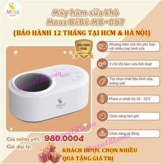 Máy hâm sữa thông minh không dùng nước moaz bebe mb-087 mb087 - hâm nóng chỉ từ 4-5 phút