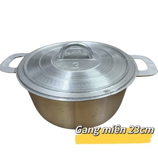 Nồi gang miên cao cấp số 3 : 23cm