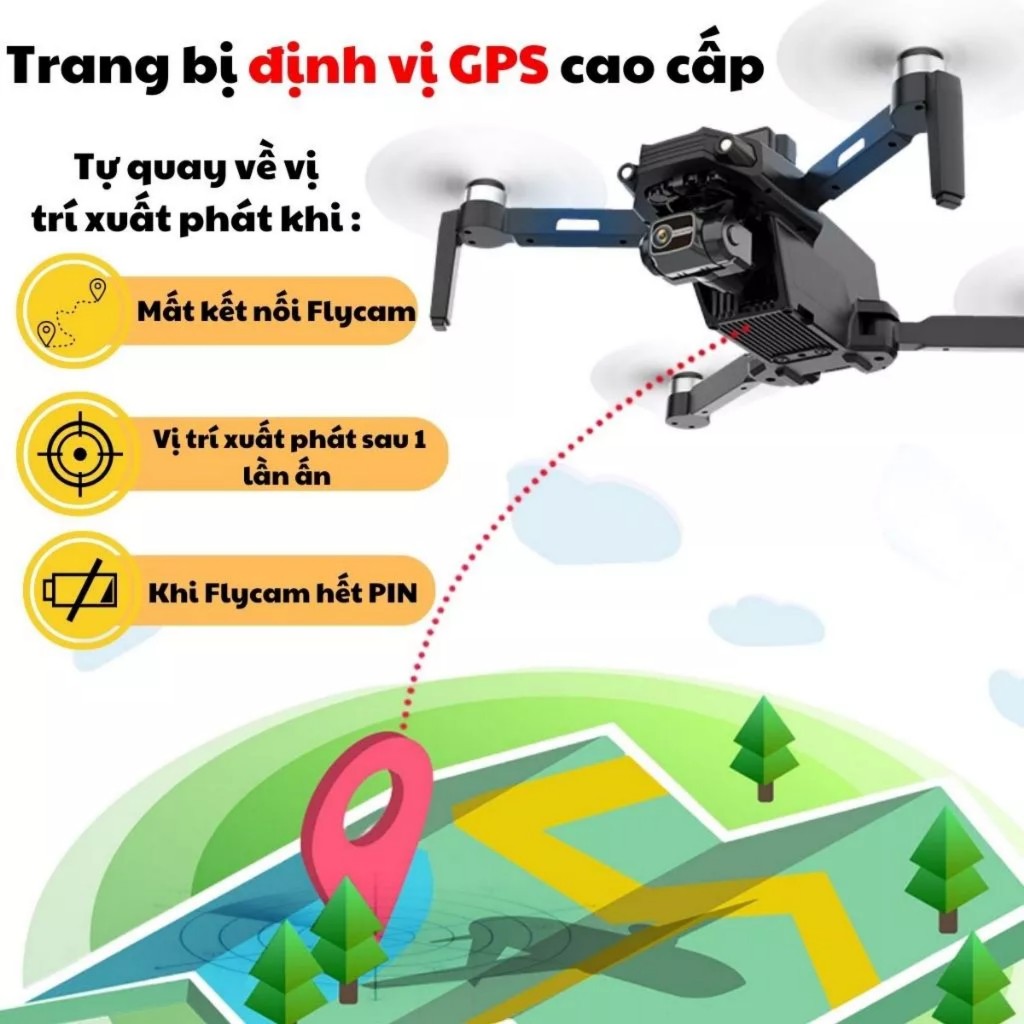 FLYCAM M218 NEW 2024 +GPS+CHỐNG RUNG 3 TRỤC+HỖ TRỢ THẺ SD CHÍNH HÃNG | BigBuy360 - bigbuy360.vn