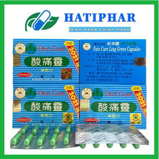 Toan Thống Linh Đài Loan. Tem Vuông. Hỗ trợ đau nhức xương khớp. Hộp Vĩ 20 viên.