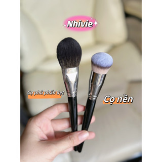 [DEAL HỜI] Combo Cọ Nền & Cọ Phủ Phấn Lông Thật