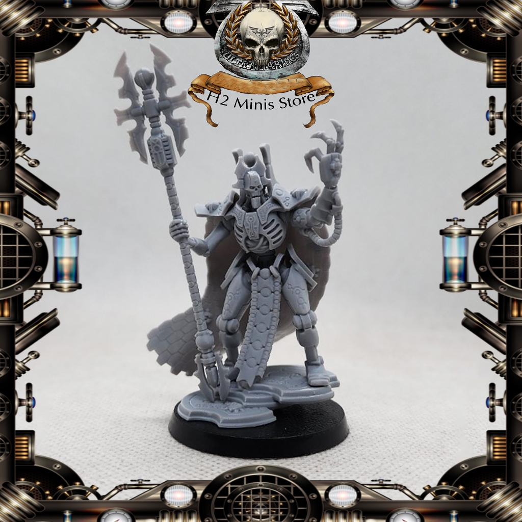 [Mô hình in 3D] Mô hình Warhammer Necron Imotekh the Stormlord