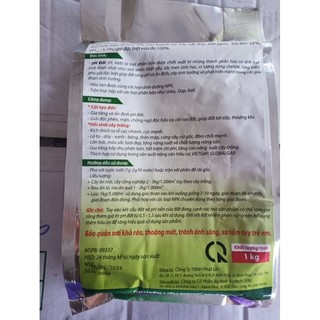 pH Đất cải tạo đất hồi sinh cây trồng (túi 1kg =>400lit)