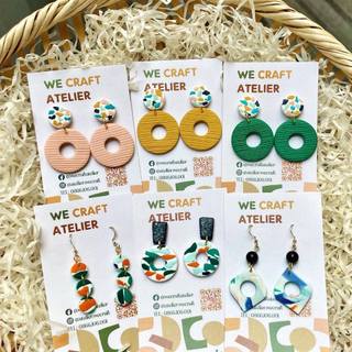 [We Craft] Khuyên tai đất sét Polymer (Nhắn tin chọn mẫu)