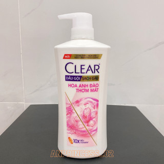 Dầu Gội Sạch Gàu Clear Hoa Anh Đào Thơm Mát 630g