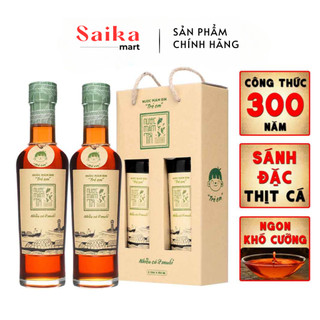 Combo 2 Chai Nước mắm Tĩn Trẻ Em Cho Bé Ăn Dặm độ đạm 42N chai thủy tinh 250ml rin nguyên chất