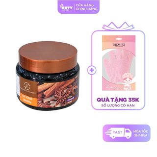 Tẩy Tế Bào Chết Toàn Thân Exclusive Cosmetic Chiết Xuất Quế Hồi & Cafe (380,500g)