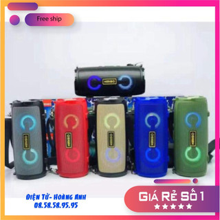 Loa bluetooth mini KIMISO KMS 222-225 hỗ trợ FM/AUX/USB/TF - kèm dây đeo (nhiều màu) hỗ trợ FM/AUX