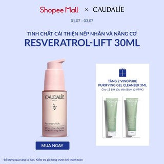 Tinh Chất Cải Thiện Nếp Nhăn Và Nâng Cơ Caudalie Resveratrol-Lift 30ml - Mới 2024
