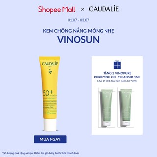 Kem chống nắng Vinosun Very High Protection Lightweight Cream 40ml -Thương hiệu mỹ phẩm cao cấp từ Pháp