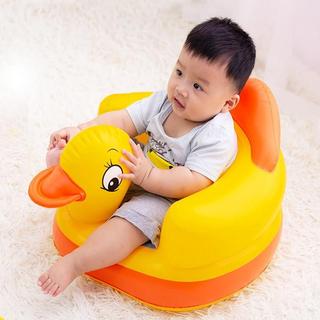 Ghế hơi tập ngồi hình vịt vàng ngộ nghĩnh giúp nâng đở bảo vệ côt sống cho bé từ 6 tháng tuổi