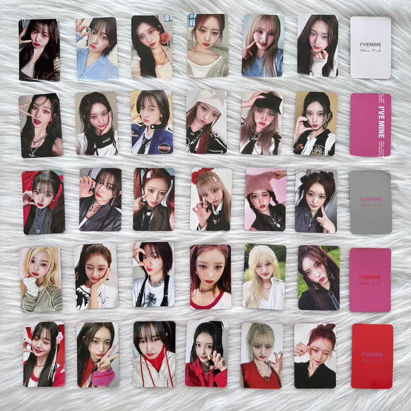 Set card ảnh unoff IVE Wonyoung, Yujin, Liz, Rei, Leeseo, Gaeul - I'VE MINE
