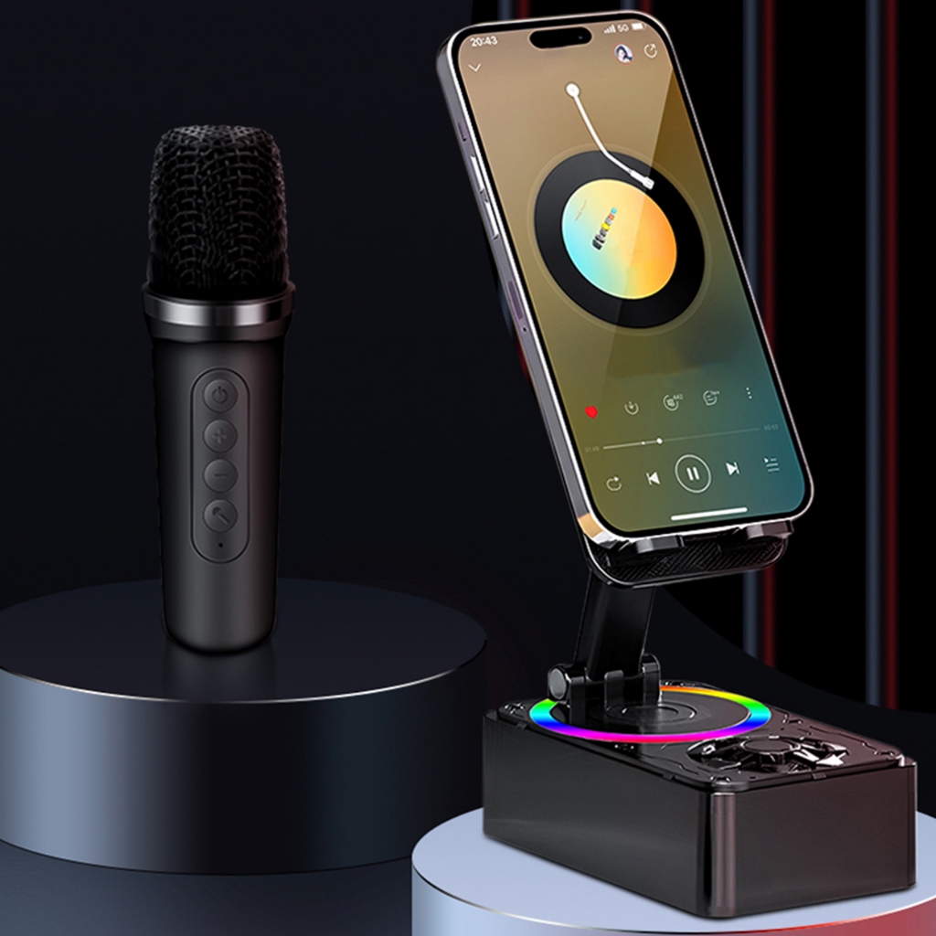 Loa Bluetooth đa chức năng 3 trong 1, sạc dự phòng,giá đỡ điện thoại, karaoke có micrô,có đế chống trầy xước chống trượt | BigBuy360 - bigbuy360.vn