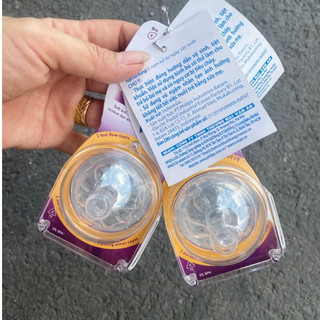 Núm ti silicone Philips Avent Natural chính hãng. Có tách set [Cam kết chính hãng]