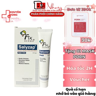 Lotion Giảm Mụn Kiềm Nhờn Dưỡng Ẩm Sáng Da Fixderma Salyzap Lotion 20ml