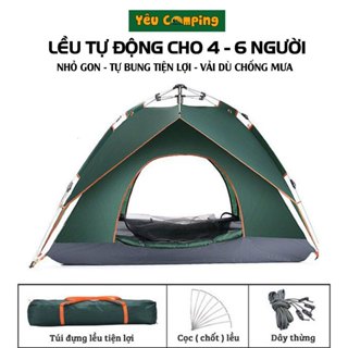  lều du lịch tự động 4-6 người bảo hành 12 tháng 