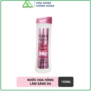 Combo Pond's Trắng Hồng Rạng Rỡ 45g (Sữa Rửa Mặt, Kem Dưỡng Ngày Và Đêm, Nước Hoa Hồng)