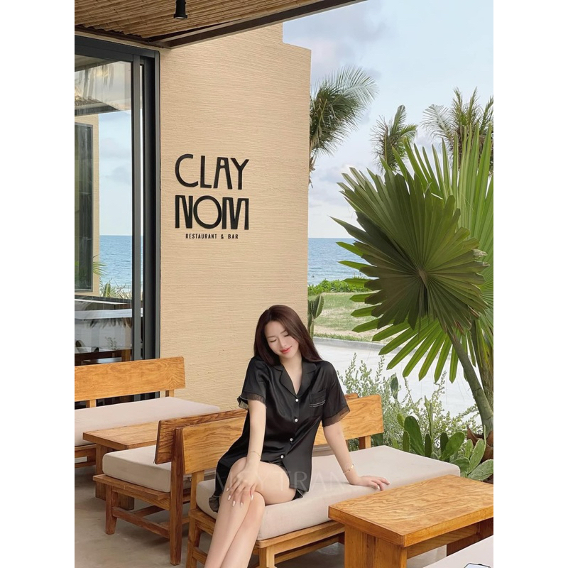 Bộ lụa phối ren cao cấp