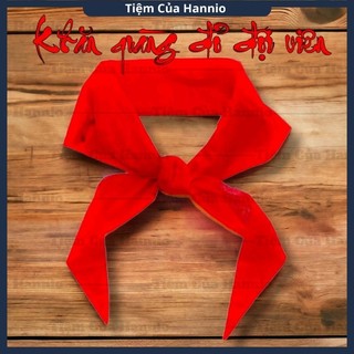 Khăn quàng đỏ học sinh, sinh viên, đội viên Khăn quàng đỏ vải mềm, đẹp, chống nhăn