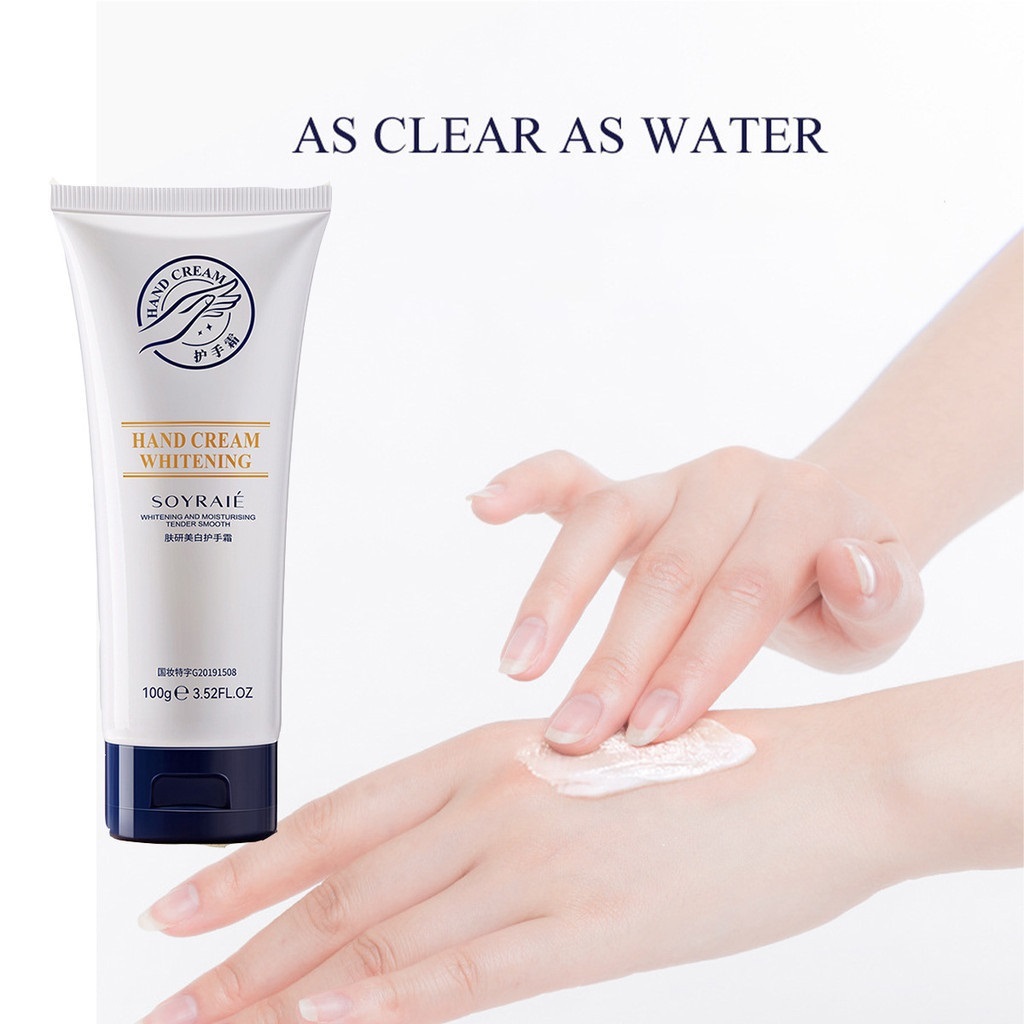 Kem Dưỡng Da Tay Chuyên Sâu SOYRAIÉ - Kem Da Tay SOYRAIÉ Dưỡng Da Tay Mềm Mịn Tuyệt Vời, Trắng Sáng Tự Nhiên 100g