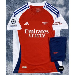 Bộ Áo bóng đá Ars - Arsenal sân nhà chuẩn thi đấu mùa mới 2024 - 2025 Hàng Thailand Super Bản Fan