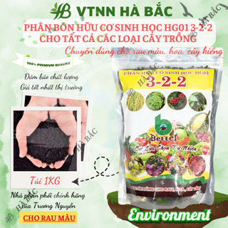 Phân bón hữu cơ sinh học Better HG01 3-2-2, dùng cho tất cả các loại cây trồng