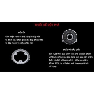 Bếp ga công nghiệp 3N + van dây