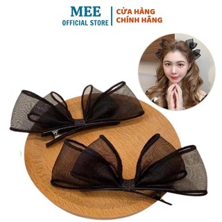 Set 2 kẹp tóc nơ siêu xinh, kẹp tóc mái dễ thương