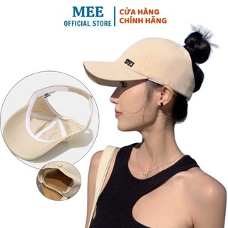 Mũ lưỡi trai hở chóp thêu chữ thời trang