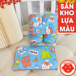 Bộ GỐI CHẶN VỎ ĐỖ cho bé cao cấp chất đẹp G13