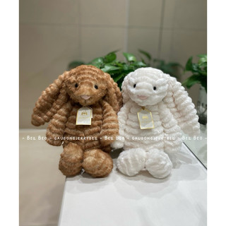 Thỏ bông Jellycat Bunny Luxe Nimbus, Luxe Juniper lông tầng chính hãng