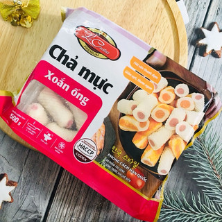 Chả mực xoắn ống