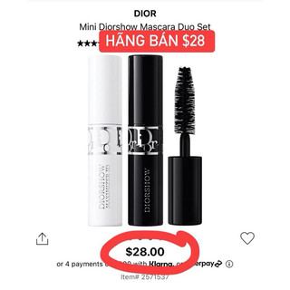 𝐌𝐀𝐒𝐂𝐀𝐑𝐀+ LÓT DƯỠNG MI 𝐃𝐈𝐎𝐑𝐒𝐇𝐎𝐖 4ml/c