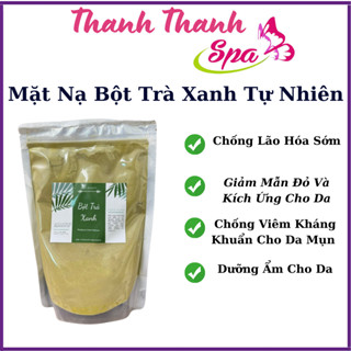 ( Chính Hãng ) Bột Đắp Mặt Nạ Collgen Trà Xanh | Đắp Mặt Nạ Mặt Nạ Trắng Da Ngăn Ngừa Mụn Gói 500g 1000g