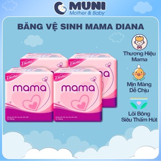 Băng Vệ Sinh MaMa Diana Siêu Thấm Cho Mẹ Sau Sinh - Gói 12 Miếng Lớn - 8934755010163