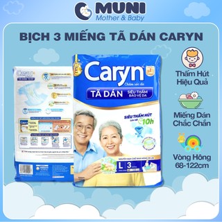 Bịch 3 Miếng Tã Dán Caryn Cho Mẹ Sau Sinh Size L3