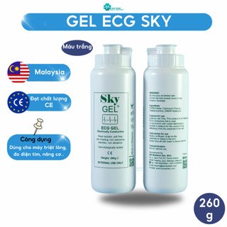 Gel điện tim ECG SKY GEL dùng cho để điện tim, siêu âm, nâng cơ, triệt lông lạnh