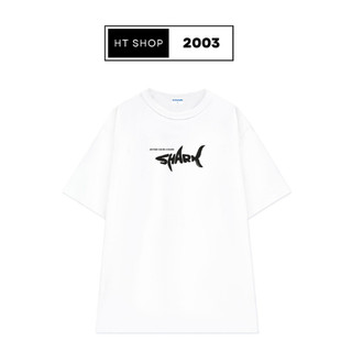 Áo thun local brand lavi studio/ shark, áo thun nam nữ chất liệu thoáng mát co dãn 4 chiều