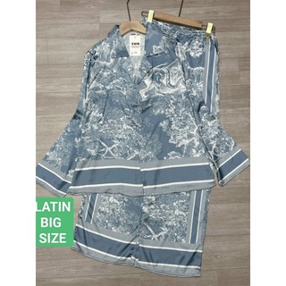 Bigsize 68-75kg tay dài quần dài lụa latin mềm mát