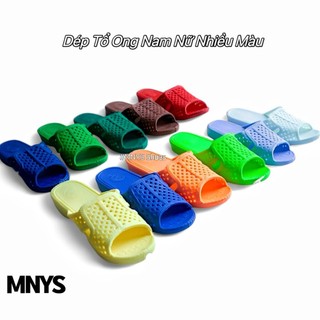 Dép tổ ong nam nữ nhiều màu đế dày 2.5cm đi trong nhà, đi mưa (14 màu) - D015