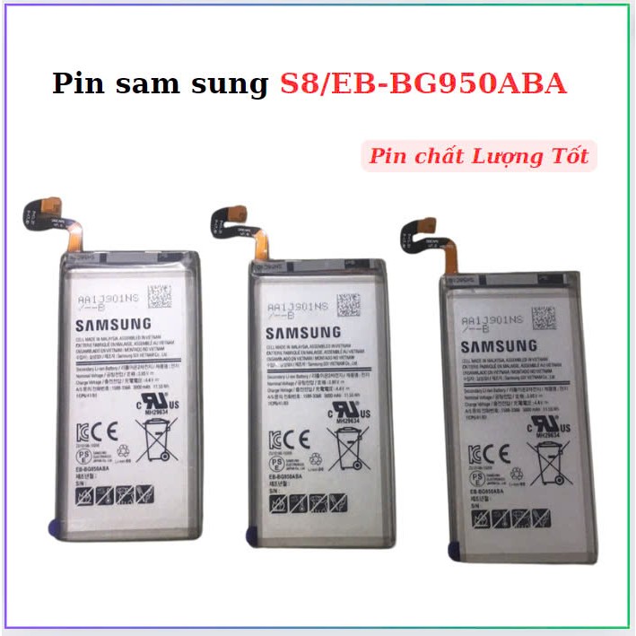 Pin sam sung S8/EB-BG950ABA,mới