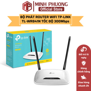Bộ Phát Router WiFi TP-LINK TL-WR841N Tốc Độ 300Mbps - Hàng Chính Hãng